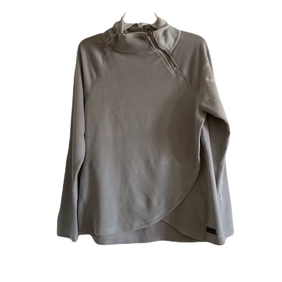 Calvin Klein size small gray fleece pullover with quarter zipper - Picture 1 of 7